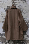 Mutedance 24 Autumn and Winter Loose Scarf Wool Silk Flower Dye Jacket MD-MD24FW28-CELADON MD24FW29